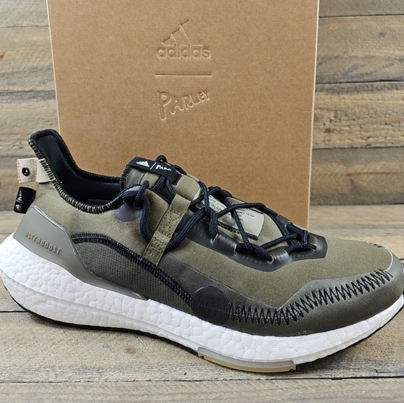 adidas Ultraboost 21 X Parley Men\'s Running Shoes Focus Olive Black main image 9
